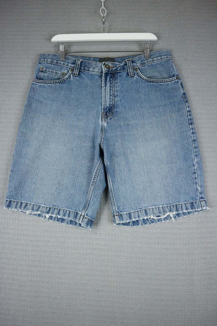 Nevada Womens Denim Jean Shorts Medium Wash Y2K 34W